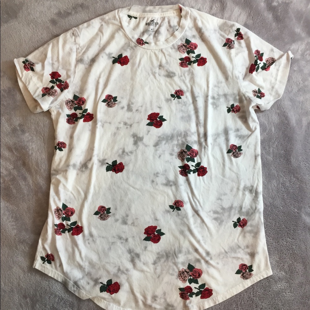 Men’s Medium Hollister T-shirt flower print